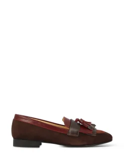ALBA TECI Ballerina Flats* chestnut~bordo