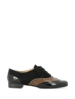 ALBA TECI Lace-Ups* black~taupe