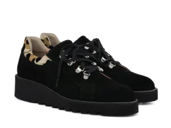 ALBA TECI Lace-Ups* black leopard