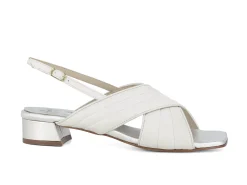 AMALFI Heels* white~silver