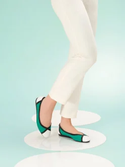 ARCHE Ballerina Flats* emerald~white