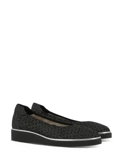 BELLA COMFORTO Ballerina Flats* black~white print