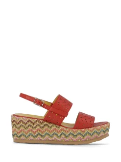 CALPIERRE Sandals* red