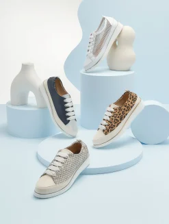 CHARLES COOPER Lace-Ups* navy~silver