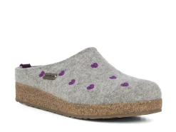 HAFLINGER Slippers* lt grey