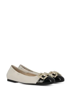 HOGL Ballerina Flats* cream~black