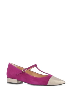 HUGO SHEPPARD Ballerina Flats* fuchsia~multi