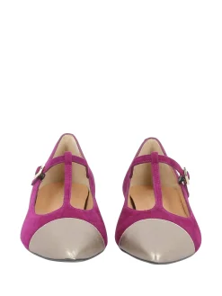 HUGO SHEPPARD Ballerina Flats* fuchsia~multi