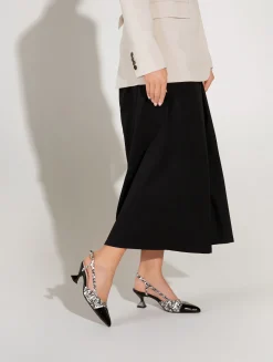 HUGO SHEPPARD Heels* black~white