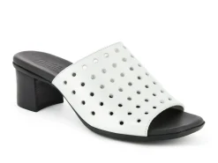 MUNRO Heels* white~silver