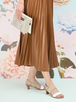 MUNRO Heels* white~lt tan