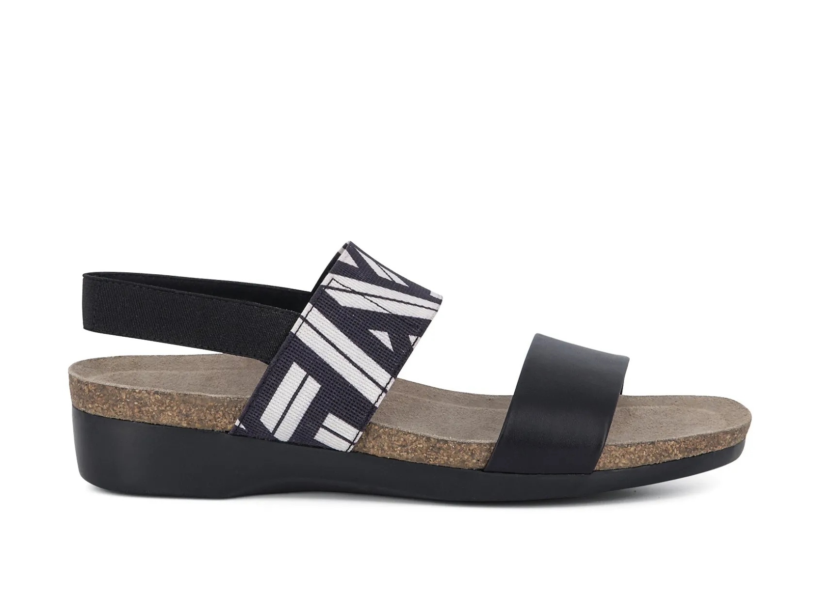 MUNRO Sandals* black~white
