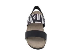 MUNRO Sandals* black~white