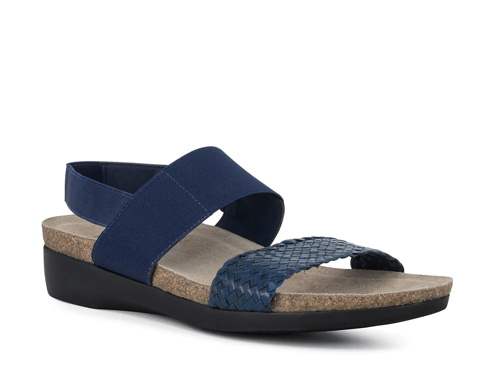 MUNRO Sandals* navy weave