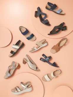 MUNRO Sandals* dark grey