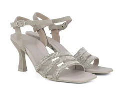 PAUL GREEN Sandals* silver sparkle