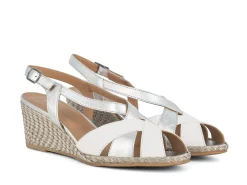 PETER SHEPPARD Espadrilles* white~silver.
