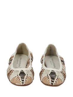 PONS QUINTANA Ballerina Flats* white~beige