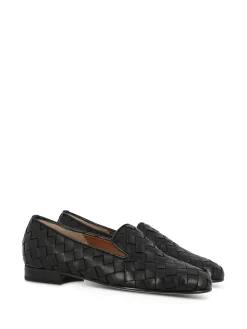 PORTA ROSSA Slip-Ons* black