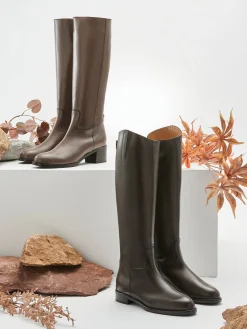 PORTA ROSSA Long Boots* dark brown