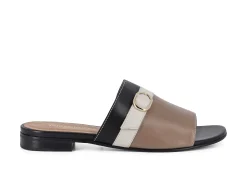 PORTA ROSSA Slides* taupe~black~white