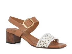 PORTA ROSSA Sandals* white~tan