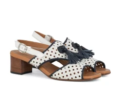 PORTA ROSSA Sandals* white~navy