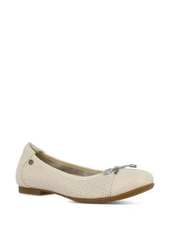 REVERE Ballerina Flats* pebble
