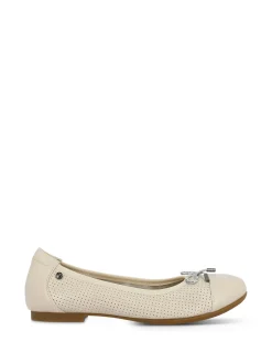 REVERE Ballerina Flats* pebble