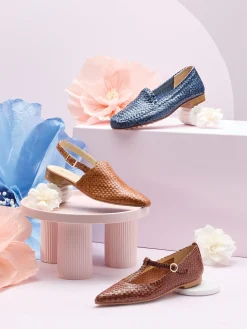 S BENSONI Ballerina Flats* mid brown