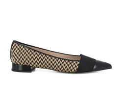 STATUS Ballerina Flats* black~natural