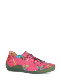 THINK! Lace-Ups* fuchsia~flower