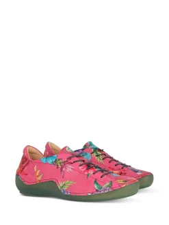 THINK! Lace-Ups* fuchsia~flower
