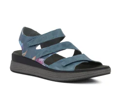 THINK! Sandals* blue floral