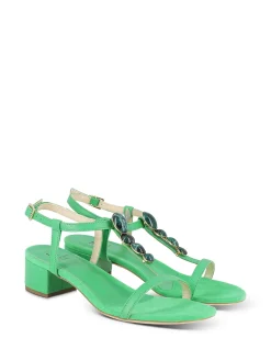 VIA MERCANTI Sandals* emerald green