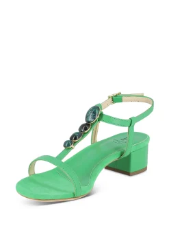 VIA MERCANTI Sandals* emerald green