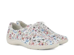 WALDLAUFER Lace-Ups* white flower