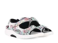 WALDLAUFER Sandals* white~graffiti